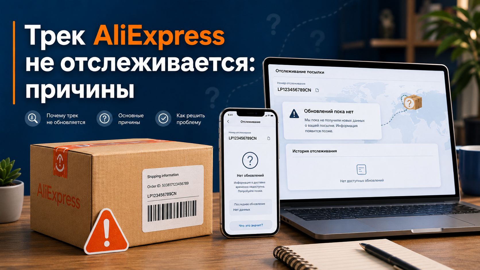Почему не отслеживается трек AliExpress и что делать с зависшей посылкой