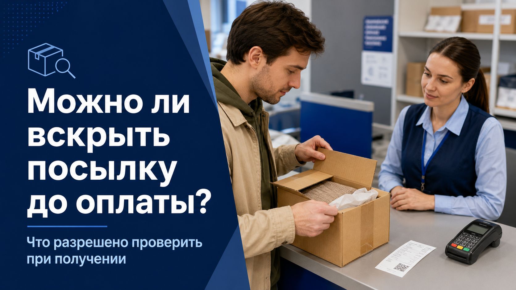 Можно ли вскрыть посылку до оплаты: правила проверки при получении