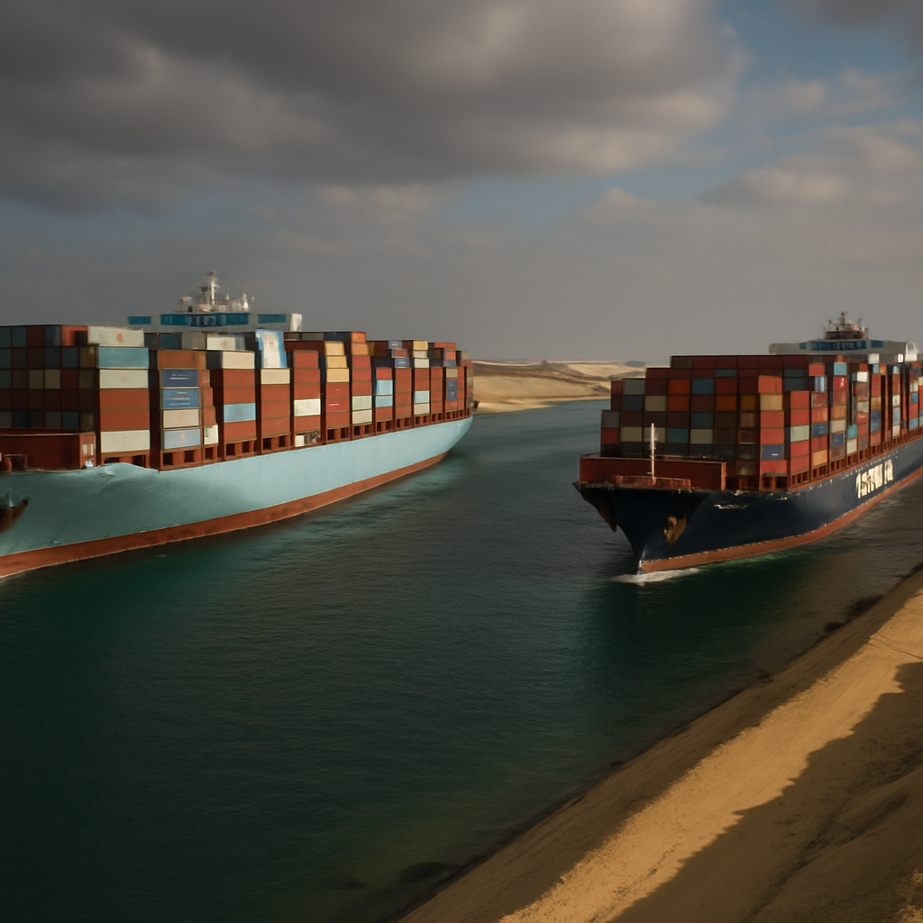 Maersk и Hapag-Lloyd вновь использовали Суэцкий канал