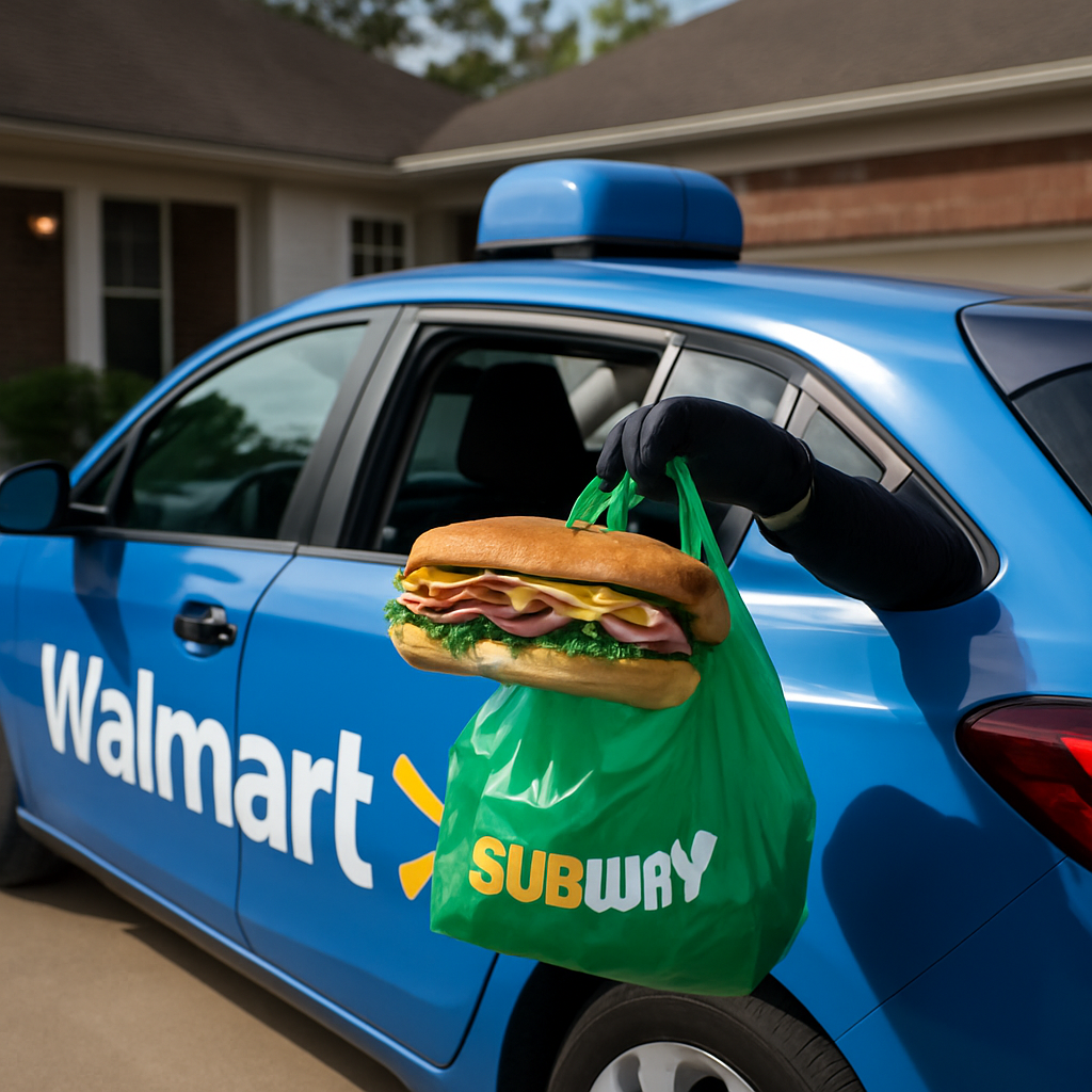 Получите сэндвич Subway с доставкой от Walmart
